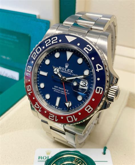 rolex 2014 gmt master ii in white gold|Rolex gmt pepsi white gold.